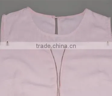 New Style Iron Beads Pink Ladies Georgette Tops Latest Chiffon Tops Quality Choice photo-6