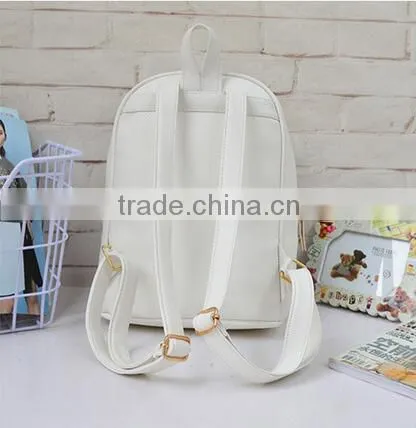 Fashion School Backpack 2015 High School Leather Backpack photo-3