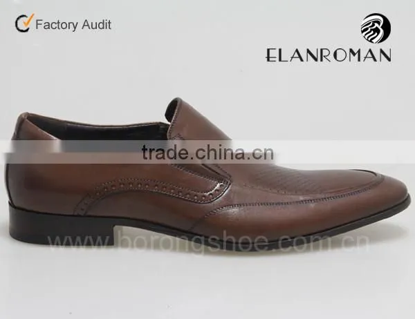Pointed Toe Leather Men Shoe photo-2