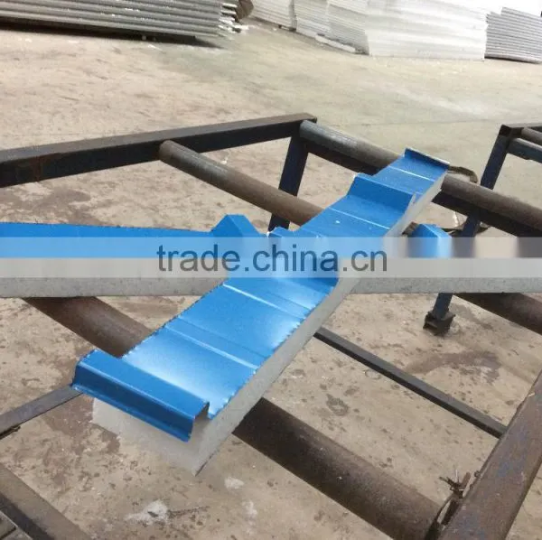 1040# Sky-blue Color Polystyrene Sandwich Panel for Roof photo-3