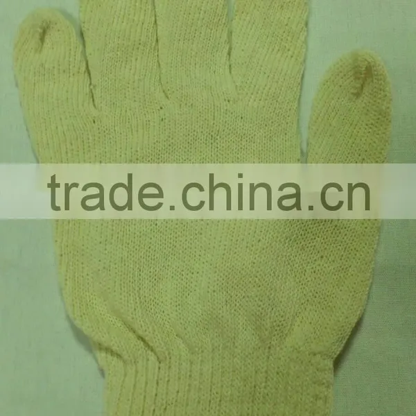 210 RAW WHITE 600 GRAMS 10 KNITTING COTTON SAFETY WORKING GLOVE photo-3