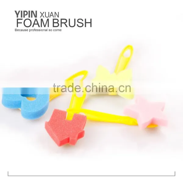 Different Shapes Patterned DIY Foam Brush photo-4