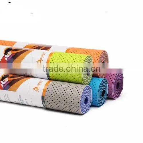 High Density Exercise Yoga Mat Non-skid Honeycomb Style