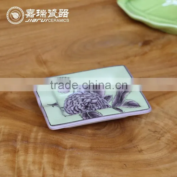 Portable Hand Painted Hotel Porcelain Ashtray Wholesale photo-4