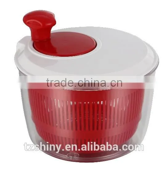 2016 Factory Direct Sale Price Mini Manual Salad Spinner With Handle Custom Printed Logo photo-2
