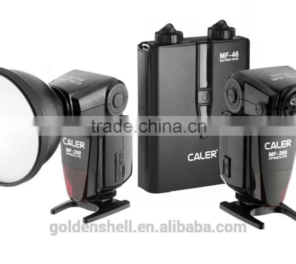 JINBEI CALER Hot Shoe Mount Flash MF-200 Speedlite for Canon LCD Display photo-3