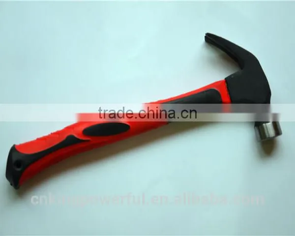 High Quality Claw Hammer (rubber &wooden Handle) Hand Tools Garden Hammer photo-5