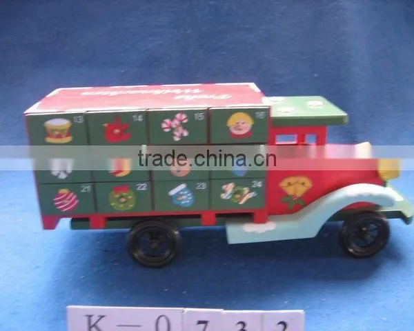 Wooden Christmas Calendar Box