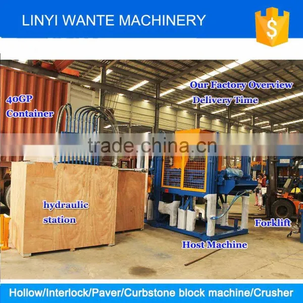 WANTE MACHINERY WANTE BRAND QT6-15 New Condition and Hydraulic Pressure Method Concrete Block Machine photo-2