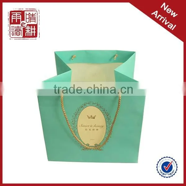Laminate Paper Shopping Bag Produce Bag Paper Bag Rope Handle photo-2