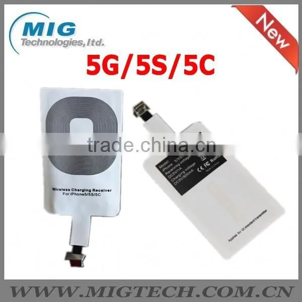 Qi Wireless Charger Receiver for IPhone 5/5s/5c, Portable Charger Receiver for IPhone 6/6s/6s/lighting Usb photo-4