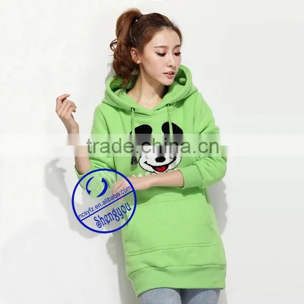 Custom Quality Plain Women Applique Hoodies photo-4