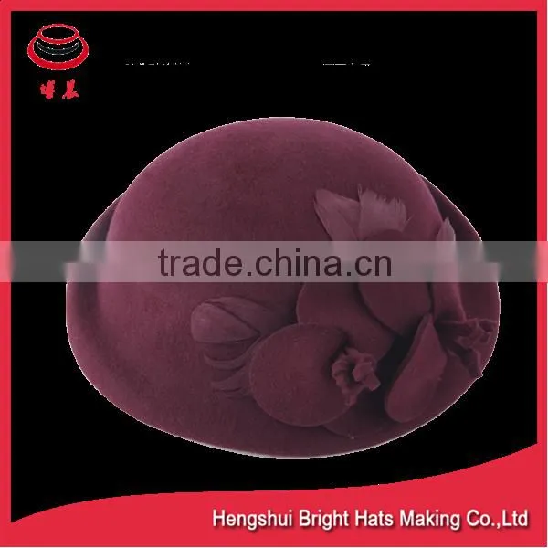 Ladies Winter Wool Felt Beret Beanie Hat With High Quality photo-6
