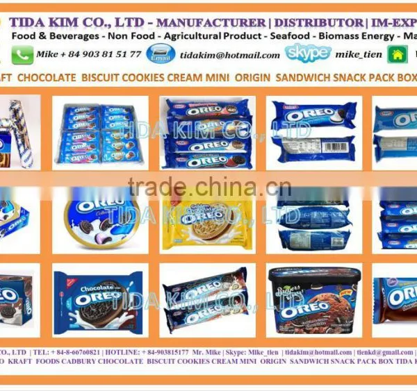 110 GR PRINGLES POTATOES - EXPORTER - OREO CHOCOLATE- ORANGE STRAWBERRY TIDA KIM - COOKIES CREAM FOOD BUICUIT VIETNAM 150GR photo-4