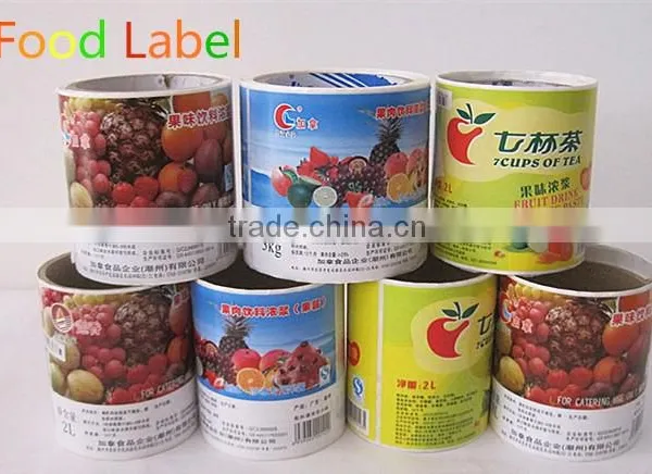 2016 New Product Colorful Printing Food Label Made in China photo-5