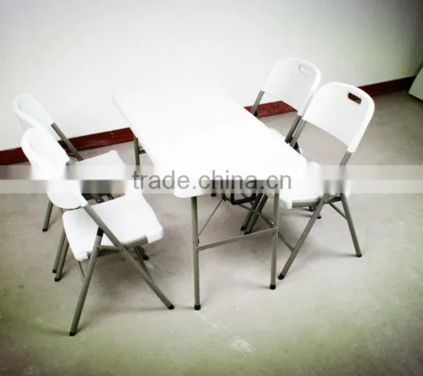 4' Multipurpose Utility Center-Fold Folding Table