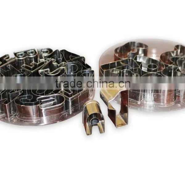 Hot Sale 35pcs Letters & Number Stainless Steel Cookie Cutters Set photo-4