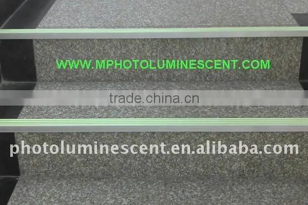 Photoluminescent Aluminum Stair Nosing/glow Step Nosing/glow Stair Strips photo-4
