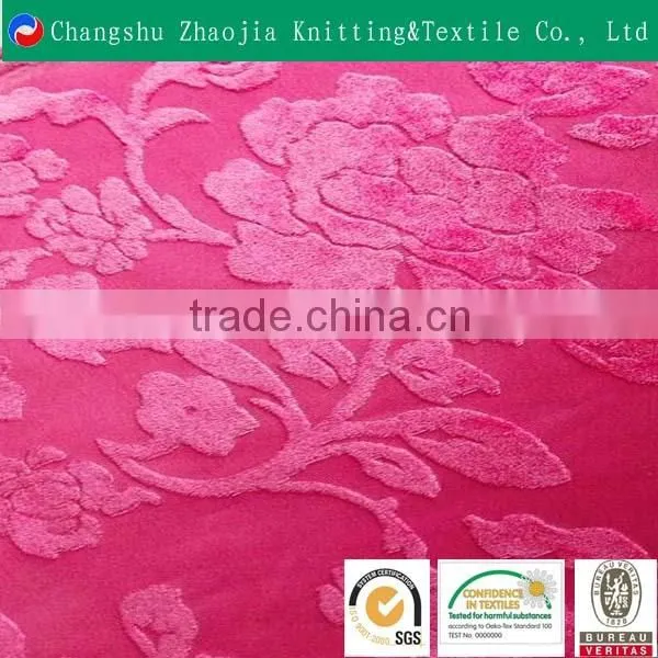 100% Polyester Red Jacquard Upholstery Fabric for Home Textile