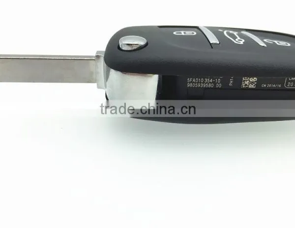 Peugeot&Citroen 01f003a Remote Car Key, Can be Folding, 3 Buttons photo-5
