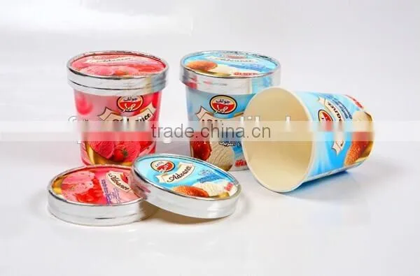 550ml Paper Printed Pint Ice Cream Containers/Cups photo-2