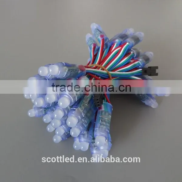 Waterproof IP66 12mm Full Color DC5V LPD6803 IC Led String Light Led Christmas Pixel Light photo-6