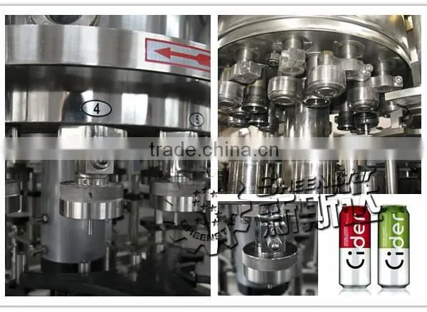 Can Filling Canning Line / juice canning machine