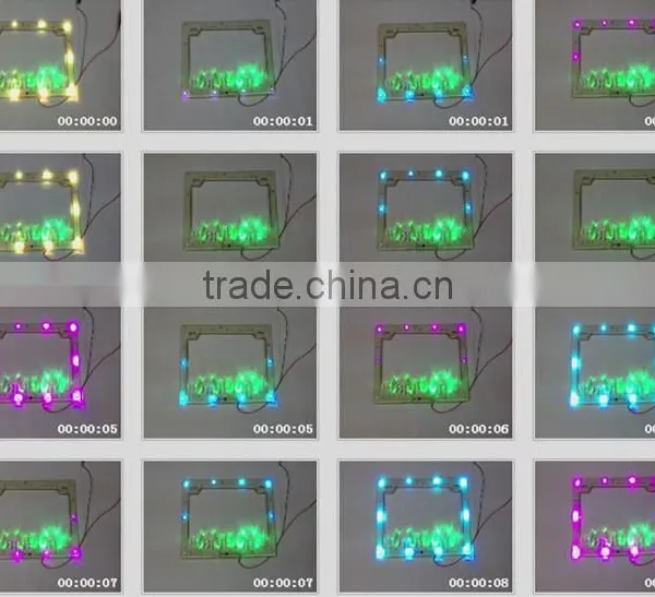 motorcycle led license frame plate