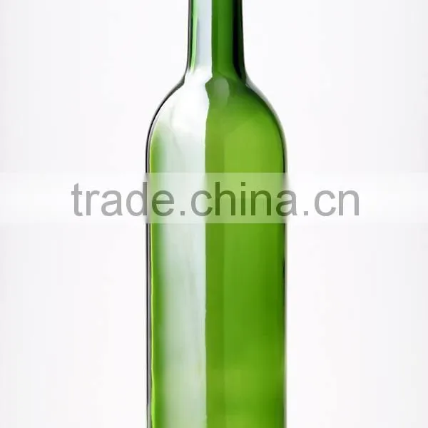 750ml Light Green Glass Bottle for Wine
