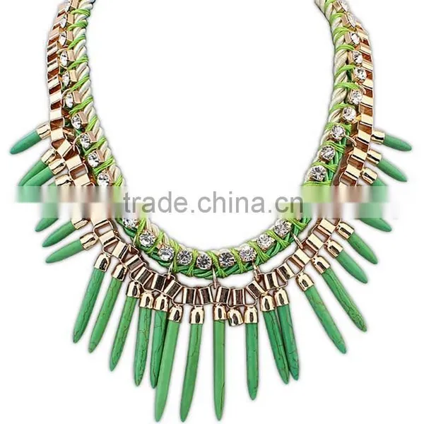 Factory Latest Design Luxury Rhinestone Necklace for Women photo-4