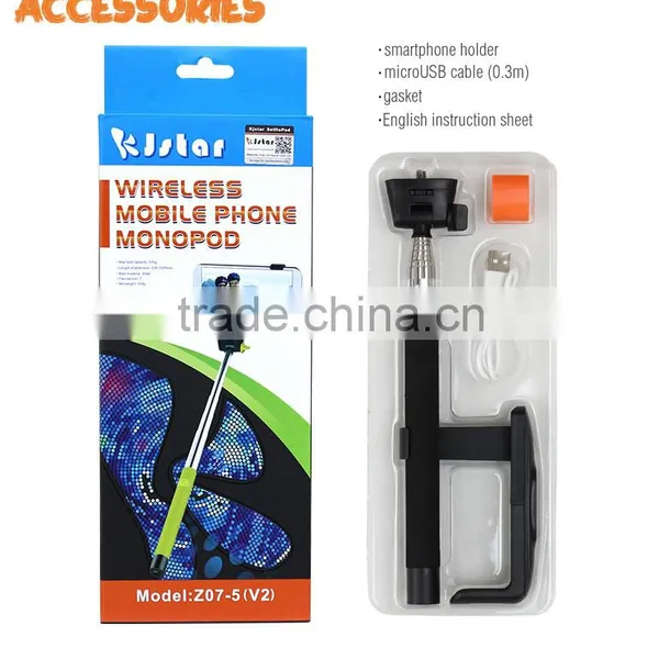 2014 Telescopic Monopod Bluetooth Z07-5 With Smart Phone Holder From KJSTAR! photo-3