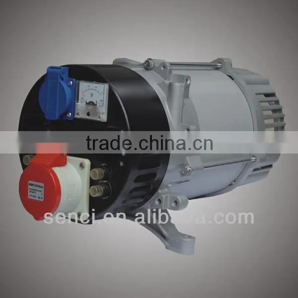 Small Brushless Synchronous 220v 3kw AC Single Phase Alternator for Generator photo-4