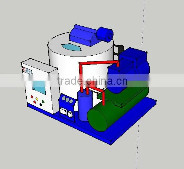 Stainless Steel Ice Cutter Flake Ice Maker For Sale photo-3