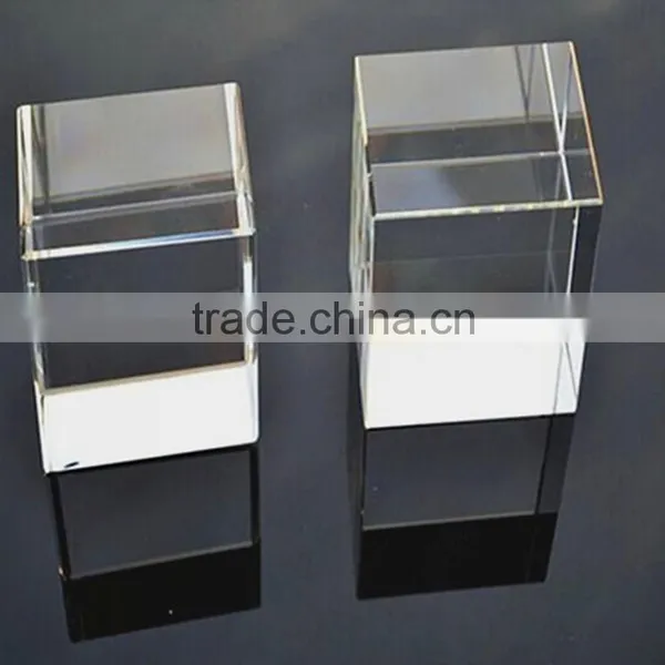 2016 Wholesale Transparent Raw Crystal Glass Block photo-3