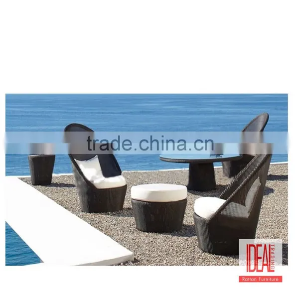 China Beach Garden Table and Chair Set Furniture of Rattan photo-4