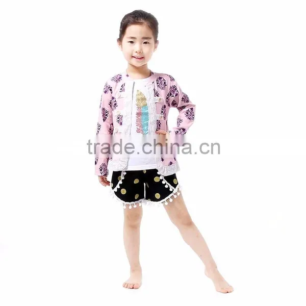2016 Fashion Designs Wholesale Children's Boutique Clothing , Pretty Coat photo-5