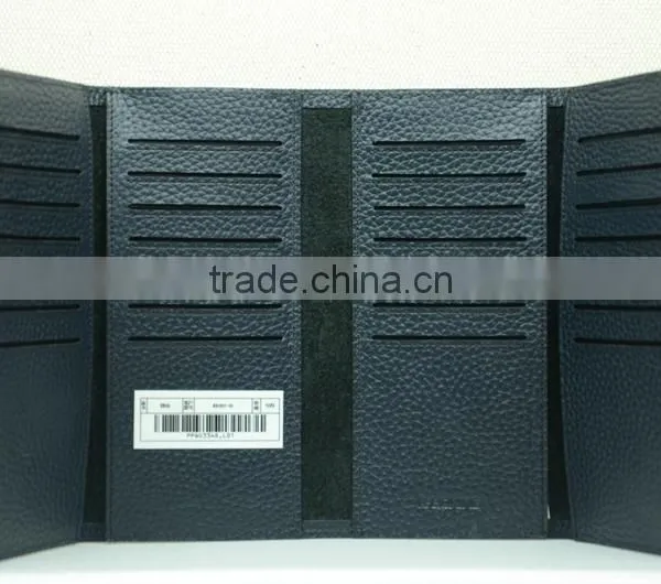 Guangzhou OEM/ODM Leather Wallet Supplier Fancy Geniune Leather Coin Sorter Wallet for Men and Women