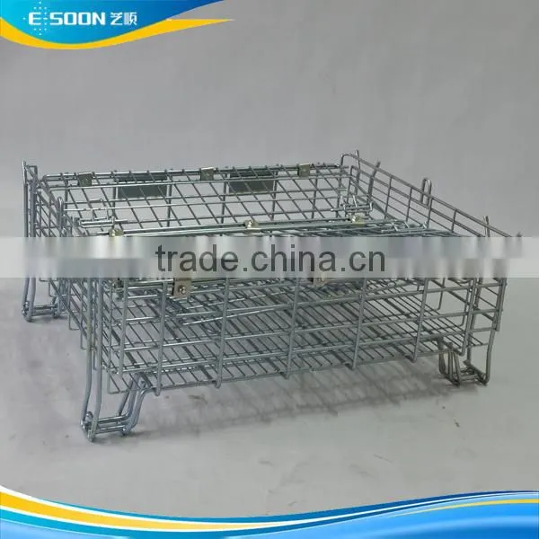 Industry Foldable Steel Wire Basket for Warehouse Storage photo-6