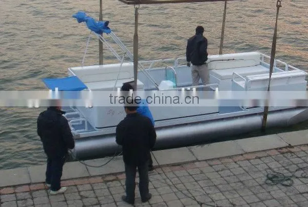 Gather User-Friendly Hot Selling 5.9m Aluminum Pontoon Boat photo-2