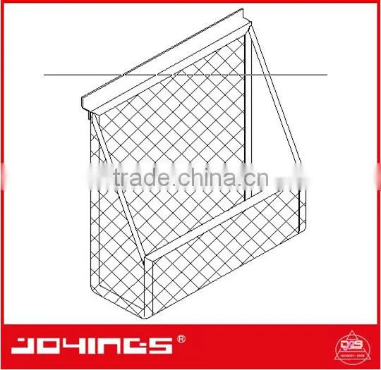 Double Sided Slatwall Display Promotion Magazine, Brochure Display Rack, Aluminum Extrusion Back Panel photo-3