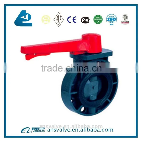 Gearbox and Hand Lever PVC CPVC PVDF PP Butterfly Valve Quality Choice photo-6