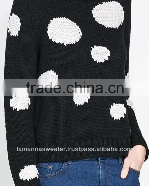 Women Deep Round Neck Button Up Autumn Thin Cropped Cardigan Sweater photo-3