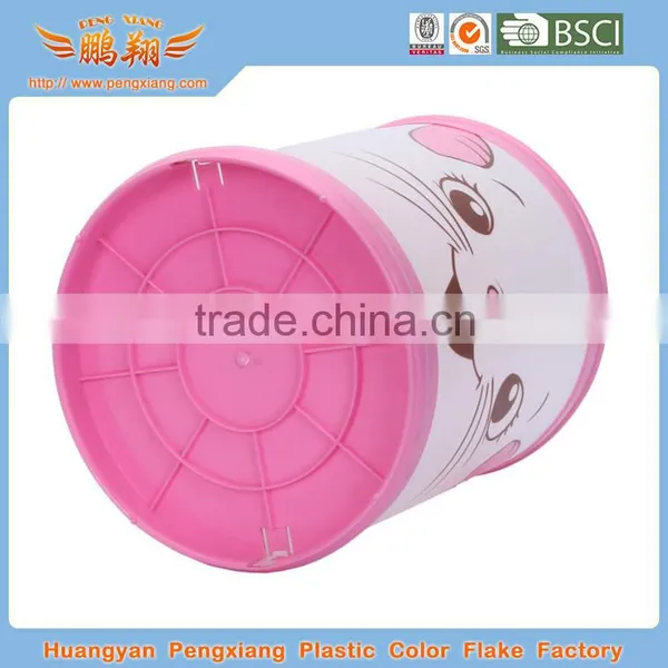 Plastic Fold Trash Can photo-2