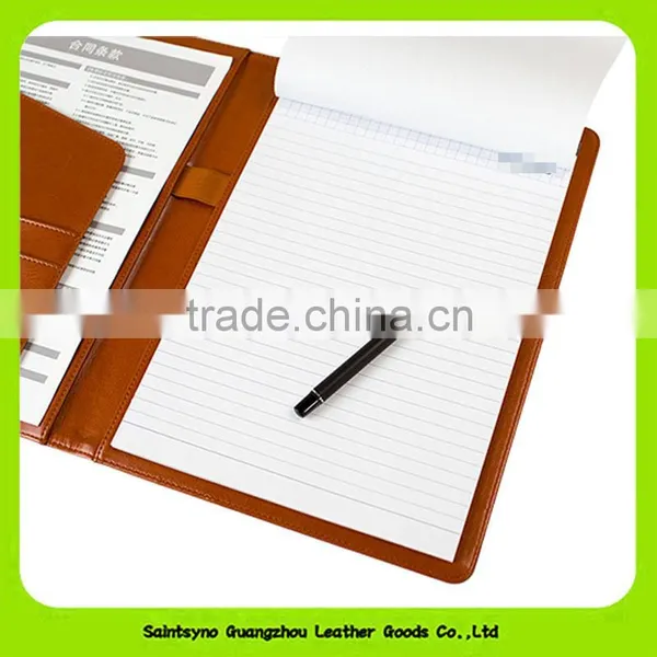 16038 New Arrival A4 Conference Folder Business Faux Leather Document Case photo-6