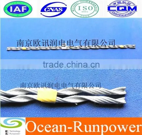 Line splice-GALVANIZED STEEL ARMOUR RODS For Steel cable, Strand