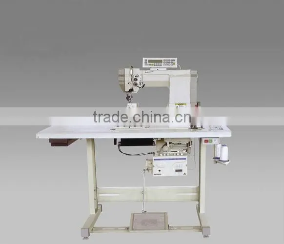 Single Needle,Roller Feed,post Bed Sewing Machine With Thread Trimmer