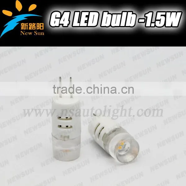 G4 1.5W Indoor Light Epistar 3020 DC/AC 12V Mini Led g4 Bulb Car Interior Light