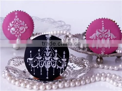 Cup Cake Stencil Candy and Coffee Decorating Tools photo-3