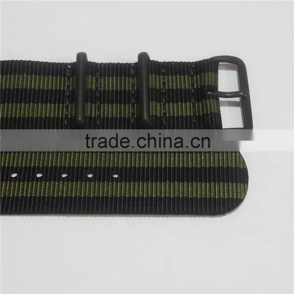 Military 4 Rings PVD Black Handmade Nato Watch Straps photo-2