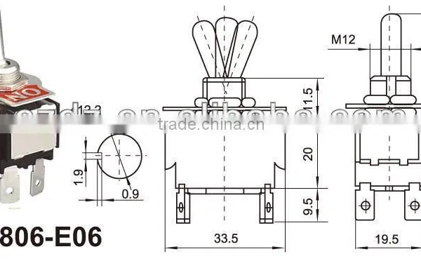 6A Miniature Toggle Switch/ MICRO TOGGLE SWITCHES,single Switch photo-4